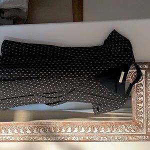 Black/ White Pokadot Dress.